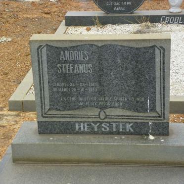 HEYSTEK Andries Stefanus 1911-1993