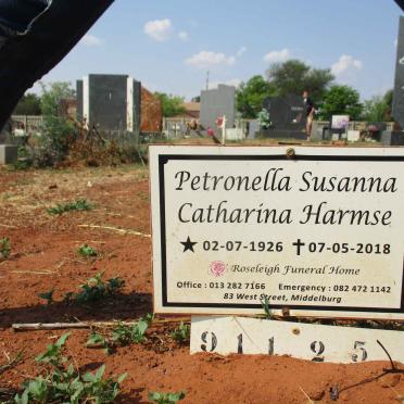 HARMSE Petronella Susanna Catharina 1926-2018