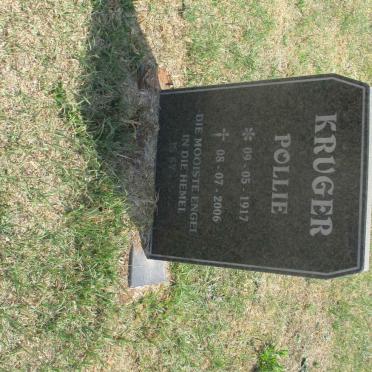 KRUGER Pollie 1917-2006