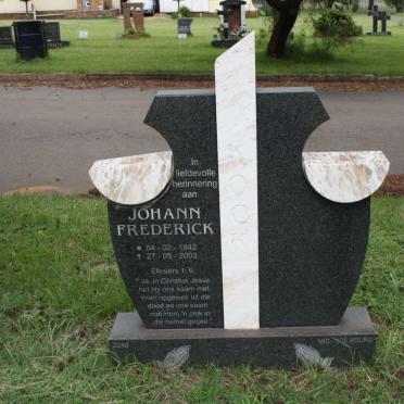 KOCK Johan Frederick 1942-2003