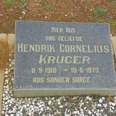 KRUGER Hendrik Cornelius 1910-1973