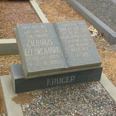 KRUGER Zacharias Leeuwenardus 1907-1982