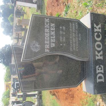 KOCK Frederick Welken, de 1943-2014