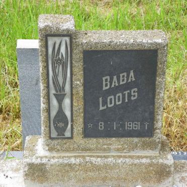 LOOTS Baba 1961-1961 #1 (voorkant)