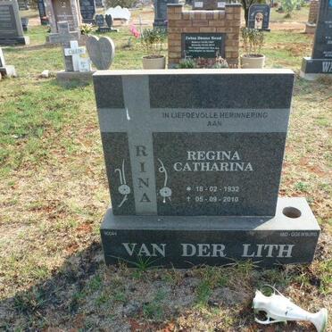LITH Regina Catharina, van der 1932-2010
