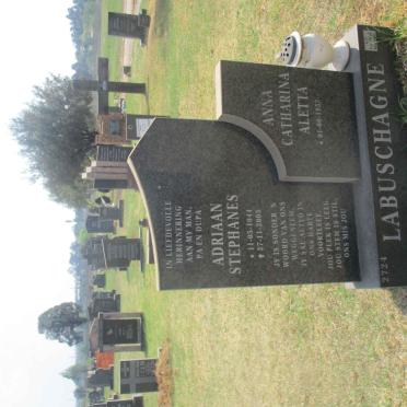 LABUSCHAGNE Adriaan Stephanes 1944-2005 &amp; Anna Catharina Aletta 1952-