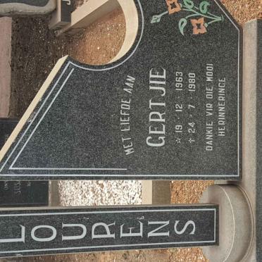 LOURENS Gertjie 1963-1980