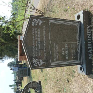 MAHONEY Jan Hendrik 1930-2004