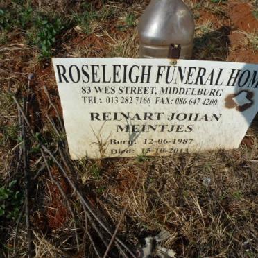 MEINTJES Reinart Johan 1987-2013