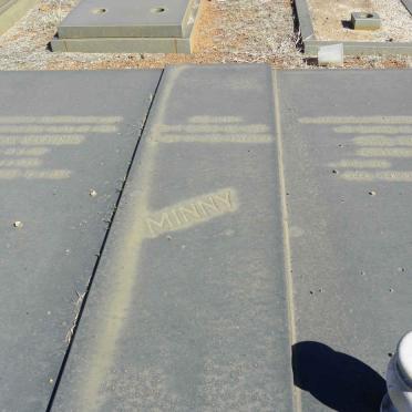 MINNY Lukas Martinus 1927-1984 &amp; Anna Jacoba ENGELBRECHT 1928- #1