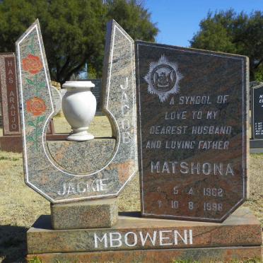MBOWENI Matshona 1962-1996