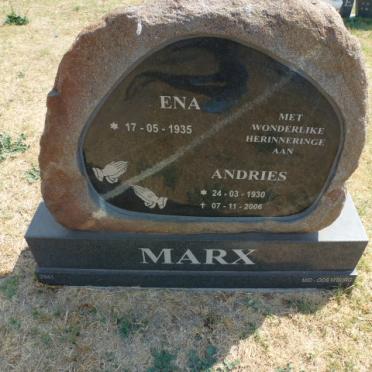 MARX Andries 1930-2006 &amp; Ena 1935-
