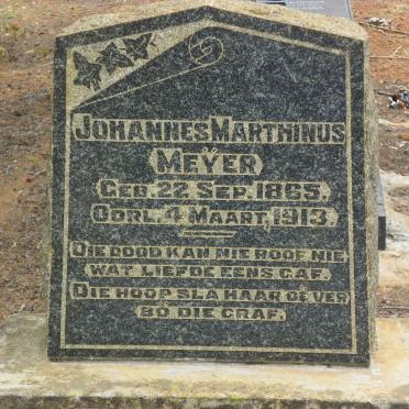 MEYER Johannes Marthinus 1865-1913