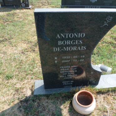 MORAIS Antonio Borges, de 1935-2007