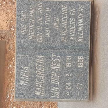 NEST Maria Margaretha, van der 1909-1986