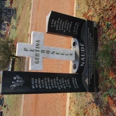 NAUDÉ Gertina Petronella 1968-2011