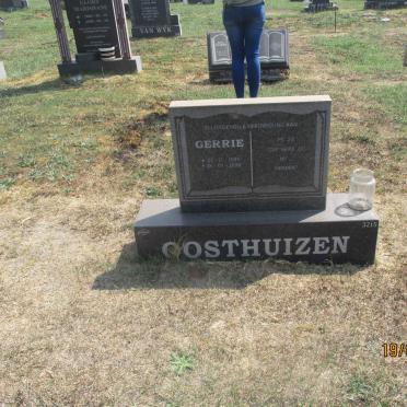 OOSTHUIZEN Gerrie 1935-2008