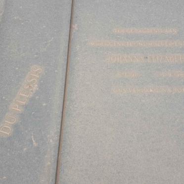 PLESSIS Johannes Jacobus, du 1912-1987 &amp; Johanna Elizabeth 1911-1982 #2