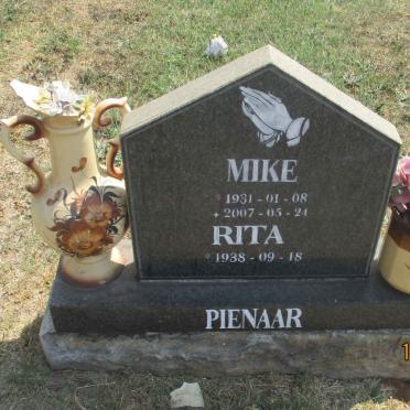 PIENAAR Mike 1931-2007 &amp; Rita 1938-