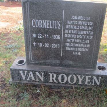ROOYEN Cornelius, van 1936-2013