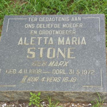 STONE Aletta Maria nee MARX 1908-1972