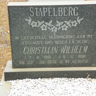 STAPELBERG Christiaan Wilhelm 1951-1981
