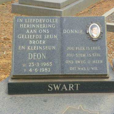 SWART P.S. 1915–1988 :: SWART Deon 1965–1982 #2