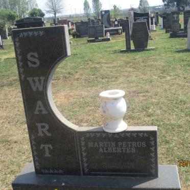 SWART Martin Petrus Albertes 1976-2007