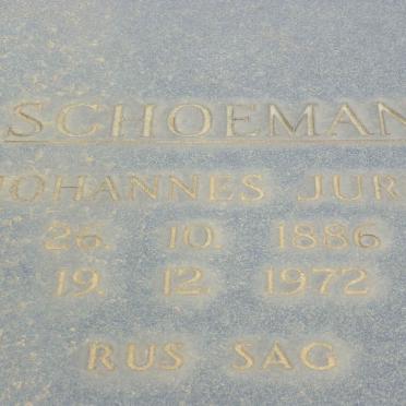 SCHOEMAN Johannes Jurie 1886-1972