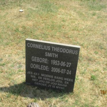 SMITH Cornelius Theodorus 1953-2006