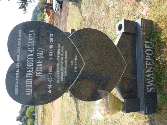 SWANEPOEL Alfred Frederick Augustus 1954-2013 #1
