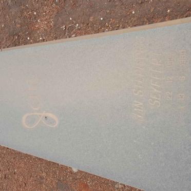 SEYFFERT Jan Stephanus 1932-1980 #1