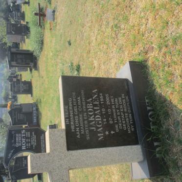 TOIT Jakoba Magdalena, du 1954-2005