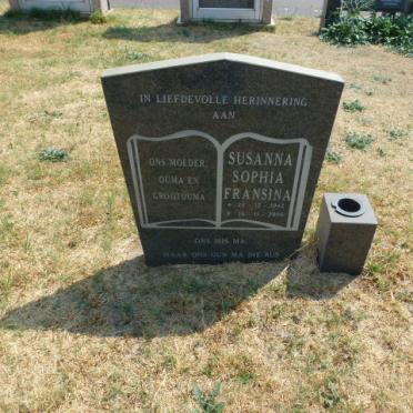 ? Susanna Sophia Fransina 1942-2006