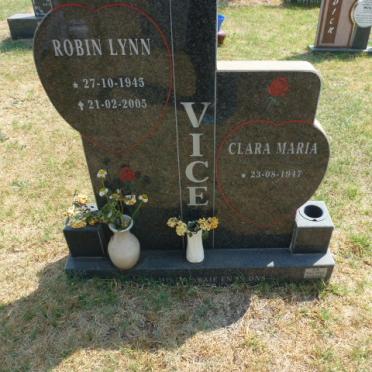 VICE Robin Lynn 1945-2005 &amp; Clara Maria 1947-
