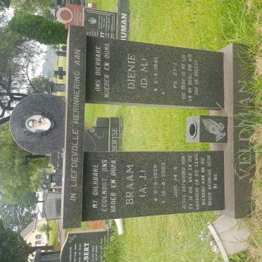 VELDMAN A.J. 1939-2002 &amp; D.M. 1941-