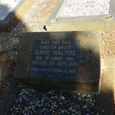 WALTERS Dirkie 1915-1934