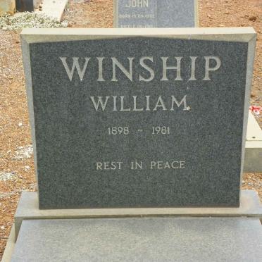 WINSHIP William 1898-1981