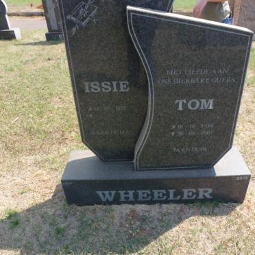 WHEELER Tom 1934-2007 &amp; Issie 1938-