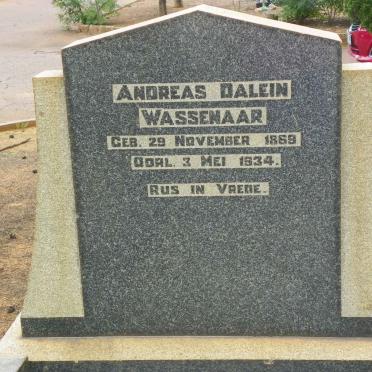 WASSENAAR Andreas Dalein 1869-1934