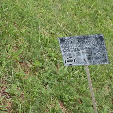 WOLMARANS Louis Jacobus Stephanus 1933–2009 & Annette 1941–2002 #2