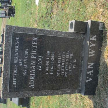 WYK Adriaan Pieter, van 1940-2009