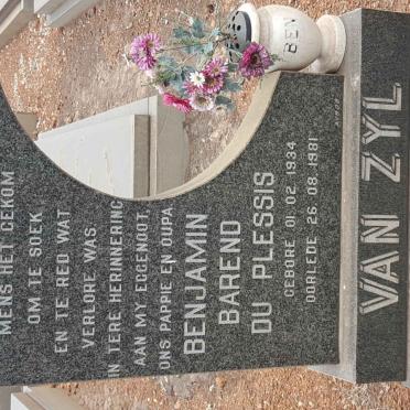 ZYL Benjamin Barend du Plessis, van 1934-1981