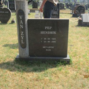 ZYL Hendrik, van 1925-2006