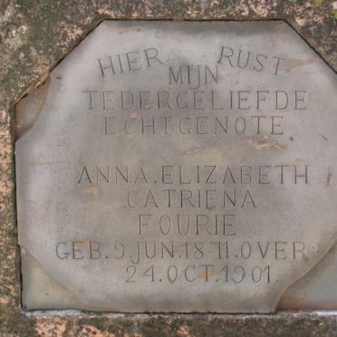 FOURIE Anna Elizabeth Catriena 1871-1901