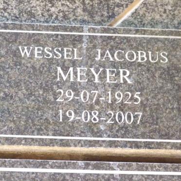 MEYER Wessel Jacobus 1925-2007