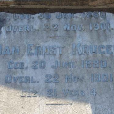 KRUGER ? 1860-1901 :: KRUGER Jan Ernst 1880-1901 #2