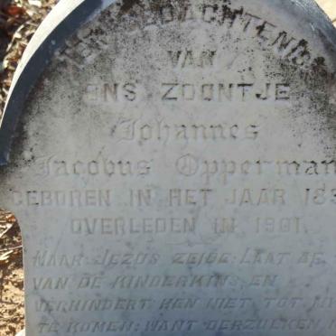 OPPERMAN Johannes Jacobus 1899-1901