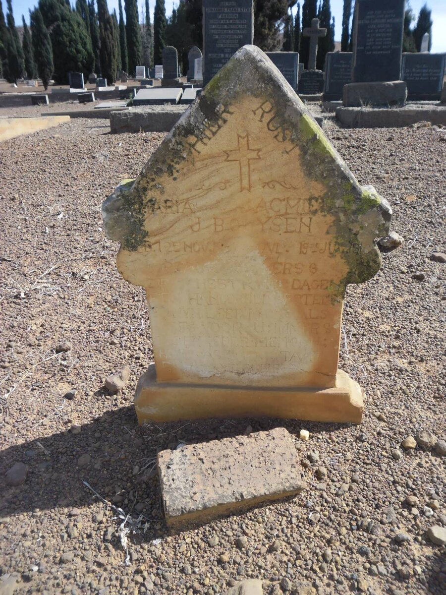 BOOYSEN Maria Jacomiena J. -1916