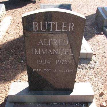 BUTLER Alfred Immanuel 1904-1973